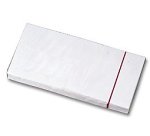 Buste con taglio quadro Pigna 90 g/m² bianco senza finestra chiusura autoadesiva 50 unità