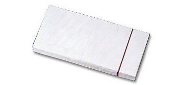 Buste con taglio quadro Pigna 90 g/m² bianco senza finestra chiusura autoadesiva 50 unità