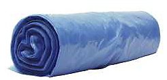 Sacchi della spazzatura 30 lt Azzurro trasparente 50 x 60 cm 100 unità