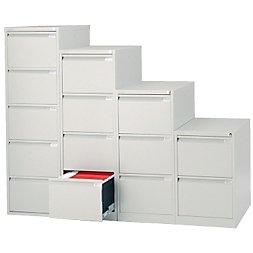 Classificatore Bisley per cartelle sospese 3 cassetti cassetti argento