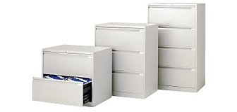 Classificatore Bisley per cartelle sospese 2 cassetti cassetti argento