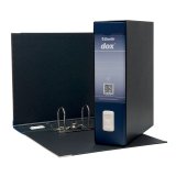 Registratore Commerciale dorso 8 cm plastico Dox 1 Esselte in cartone 2 anelli A4 blu