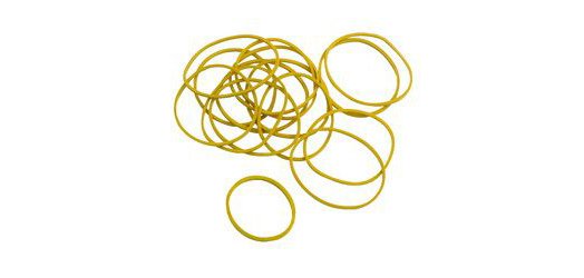 Elastici 60 mm giallo 1 kg