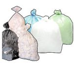 Sacchi della spazzatura 110 lt Bianco trasparente 72 x 110 cm 100 unità