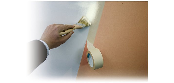 Nastro adesivo in carta per mascheratura 25 mm x 50 m bianco