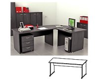 Desk with Lyon panel legs p 80 x h 72 cm