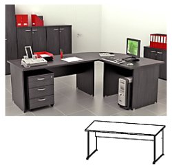 Desk with Lyon panel legs p 80 x h 72 cm