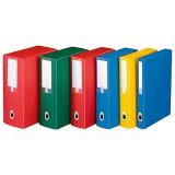 Cartella archivio portaprogetti Fellowes Progetto Plus rosso ppl 25,5 x 12 x 35,5 cm