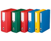 Cartella archivio portaprogetti Fellowes Progetto Plus rosso ppl 25,5 x 12 x 35,5 cm