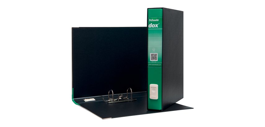 Registratore Protocollo dorso 5 cm Dox Esselte blu in confezione convenienza 7+1 in omaggio