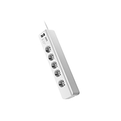 Multipresa APC PM5 bianco 5 prese protezione di base per computer e apparati elettronici