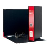 Registratore Commerciale dorso 5 cm plastico Dox 4 Esselte in cartone 2 anelli A4 rosso