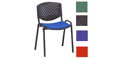 Sedia attesa Classic Dado Mix Unisit seduta in colore rosso