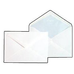 Buste con taglio patella quadro Pigna C6 70 g/m² bianco senza finestra 500 unità