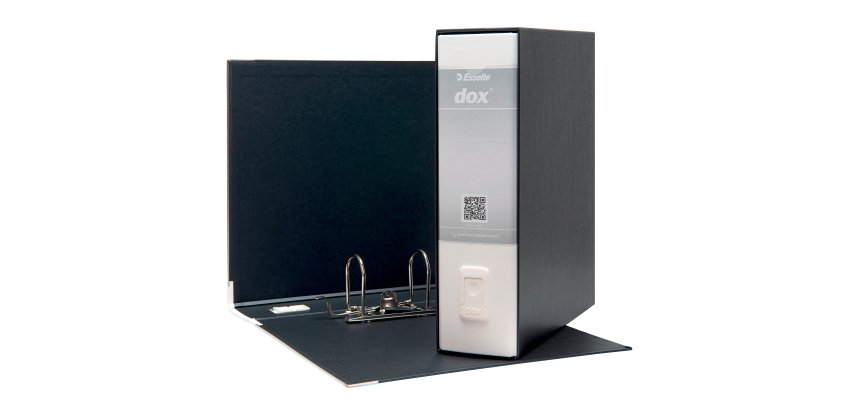 Registratore Commerciale dorso 8 cm plastico Dox 1 Esselte in cartone 2 anelli A4