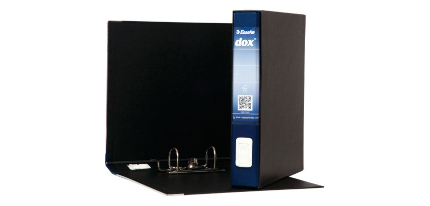 Registratore Commerciale dorso 5 cm Dox Esselte blu in confezione convenienza 7+1 in omaggio