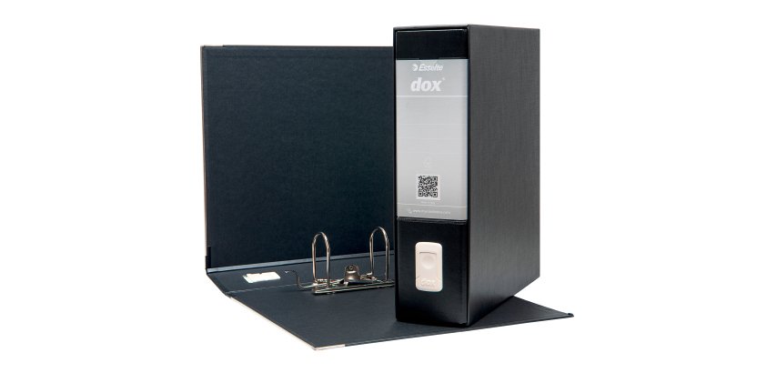 Registratore Commerciale dorso 8 cm Dox Esselte nero in confezione convenienza 11+1 in omaggio