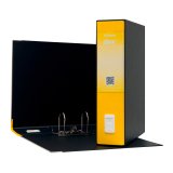 Registratore Protocollo dorso 8 cm Dox Esselte giallo in confezione convenienza 11+1 in omaggio