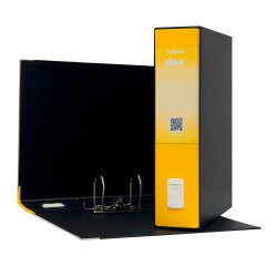 Registratore Protocollo dorso 8 cm Dox Esselte giallo in confezione convenienza 11+1 in omaggio