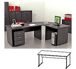 Desk with Lyon panel legs p 80 x h 72 cm