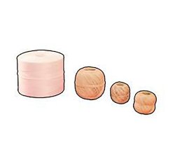 Spago Viva Naturale avana 80.000mm (l) x 1,5mm (Ø) 100 g.