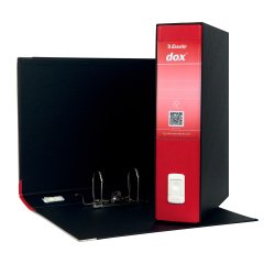 Registratore Protocollo dorso 8 cm Dox Esselte rosso in confezione convenienza 11+1 in omaggio