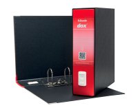 Registratore Commerciale dorso 8 cm plastico Dox 1 Esselte in cartone 2 anelli A4