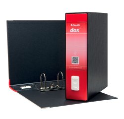 Registratore Commerciale dorso 8 cm plastico Dox 1 Esselte in cartone 2 anelli A4