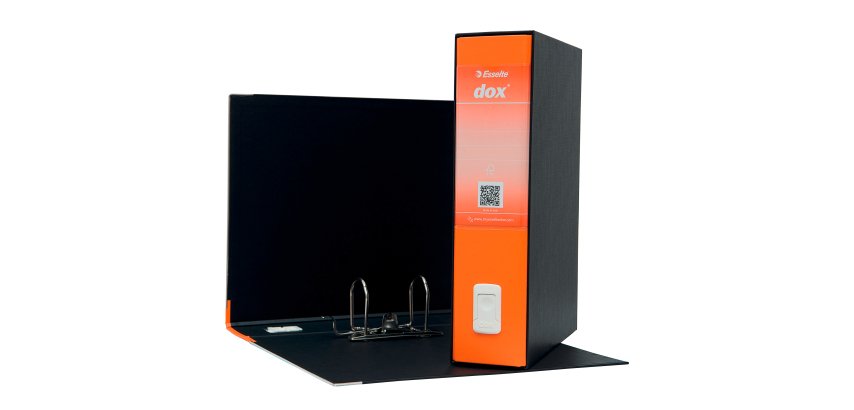 Registratore Protocollo dorso 8 cm Dox Esselte arancione in confezione convenienza 11+1 in omaggio