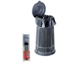 Sacchetti per rifiuti 110 lt Nero 10 unità