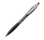 BIC Atlantis Soft Retractable Ballpoint Pen Grip Medium 0.4 mm Black Pack of 12