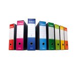 Registratore Protocollo dorso 8 cm Oxford Esselte in cartone 2 anelli A4 fucsia 6 pezzi