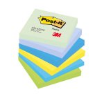 2+1 Confezioni Post-it adesivo standard beachside 76 x 76 mm 100 ff 6 unità 1 confezione in omaggio