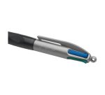 Penna a sfera a scatto BIC 4 Colori Grip Pro, 1mm