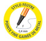 STABILO Fineliner Point 88 Black Pack 10