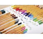STABILO Fineliner Point 88 Black Pack 10