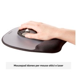 Mousepad con poggiapolsi Fellowes