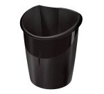 CEP Bin Ellypse OWA Plastic, PP 15L Black 25.1 x 31.8 x 38 cm