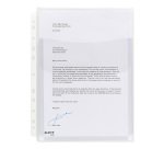 Leitz Premium Expanding Punched Pockets 4757 A4 With Flap Embossend PVC 170 Micron Pack of 5