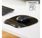 Fellowes Crystal Gel Mouse Pad Black