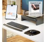 Fellowes Crystal Gel Mouse Pad Black