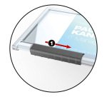 Porta badge con cordoncino DURABLE Mono Pushbox 90 x 54 mm 10 unità