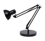 Lampada da tavolo Alba Architetto nero 60 w