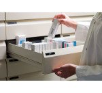 Dymo D1 S0720610 / 45021 Authentic Label Tape Self Adhesive White Print on Black 12 mm x 7m