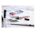 Marcatori per CD/DVD edding 8400 punta tonda nero, blu, rosso,verde 4 pezzi