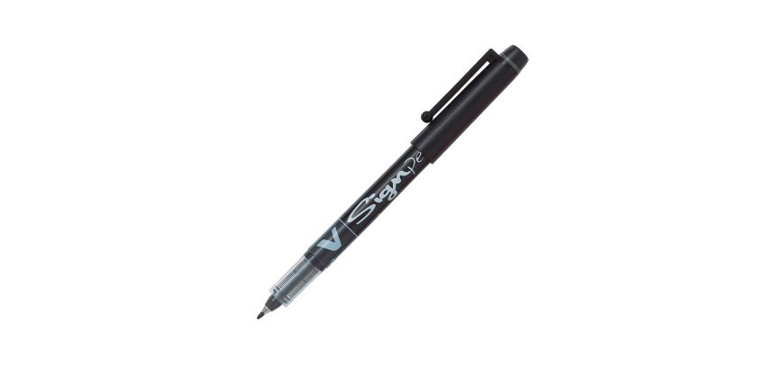 Pilot V-Sign Fineliner Pen 0.6 mm Black