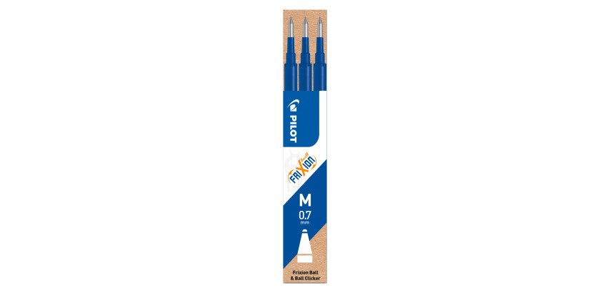 Refill x penna sfera Frixion tratto medio 3 pezzi