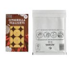 Buste imbottite Sealed Air C/0 - 15 x 21 cm - 79 g/m² avana senza finestra chiusura autoadesiva - 100 unità