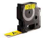 DYMO S0720880 Nastro Standard D1, 19 mm x 7 m, Nero su Giallo