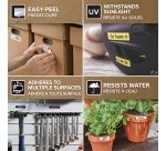 DYMO S0720880 Nastro Standard D1, 19 mm x 7 m, Nero su Giallo